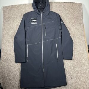 Sync Start House Jacket Women Large Black Ski Snowboard 3/4 Length Softshell